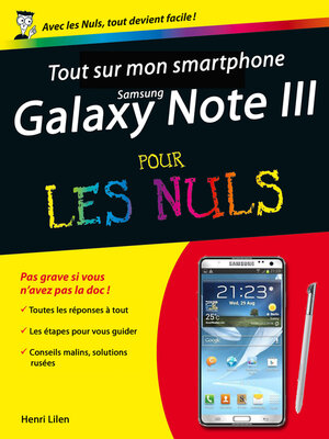 cover image of Tout sur mon smartphone Galaxy Note 3 Pour les Nuls
